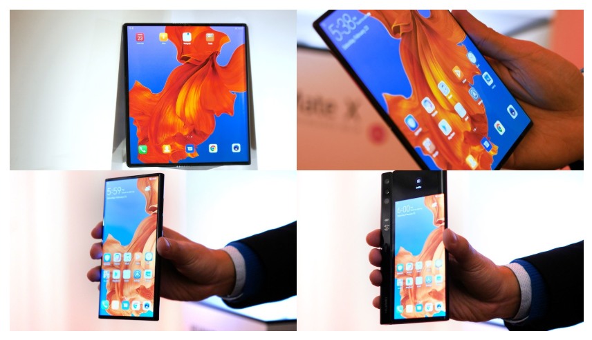 Huawei Mate X összehajtható telefon