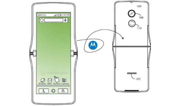 Motorola Razr hajlítható telefon 2019