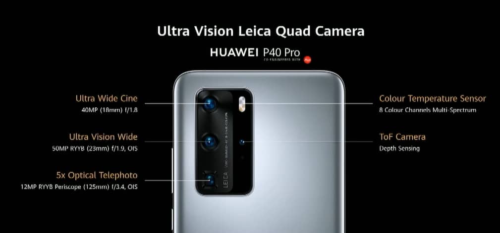 Legjobb kamerás mobil a Huawei P40 Pro telefon